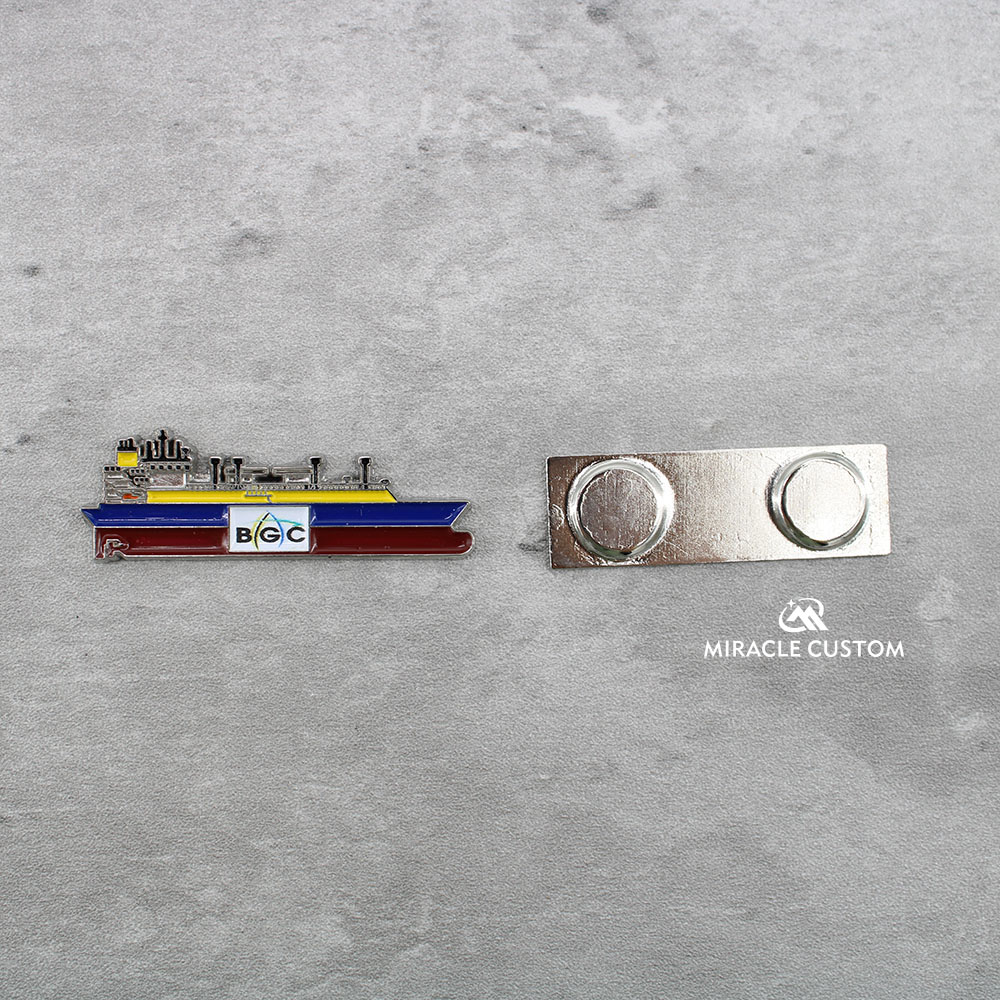 Custom lapel pins with magnetic back