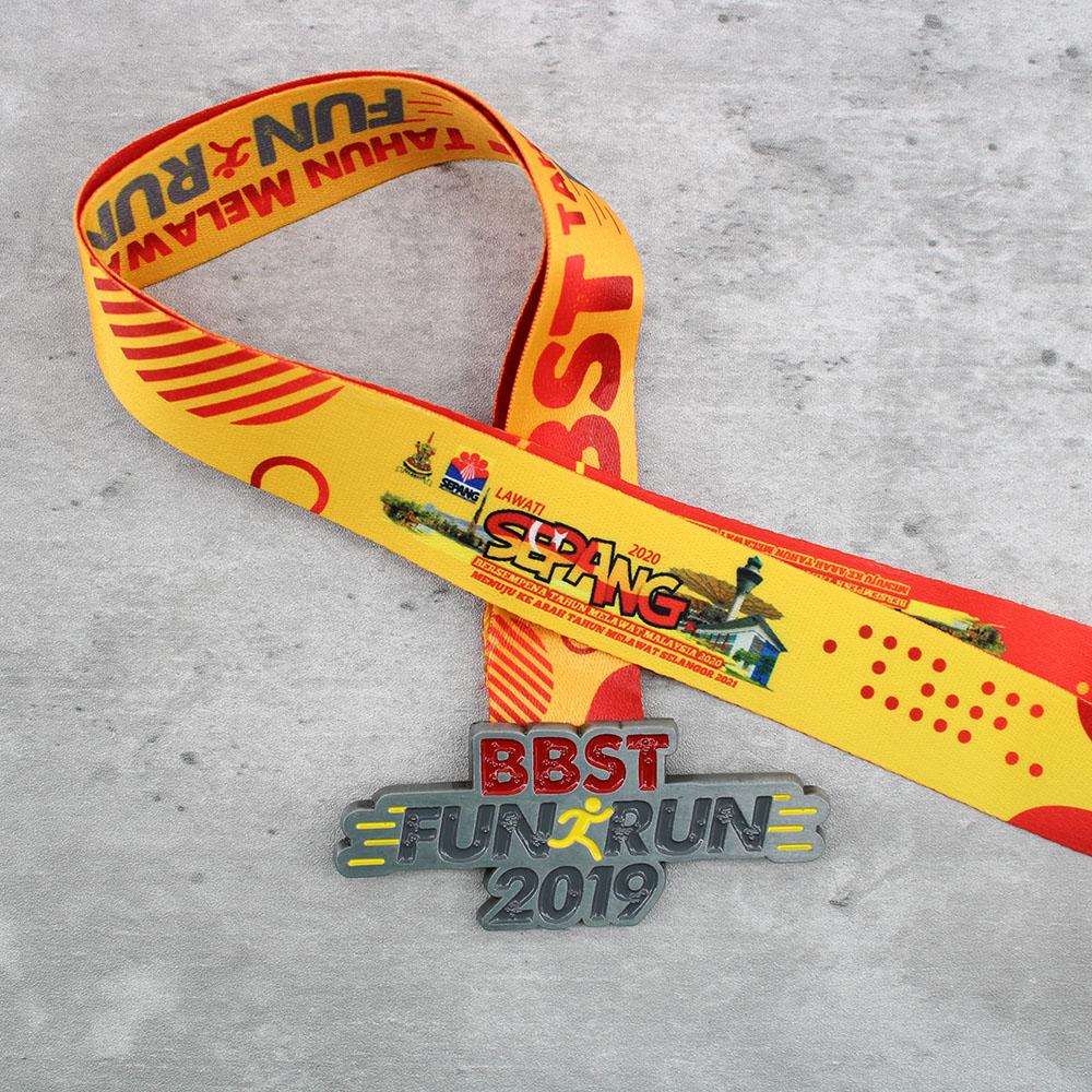 Custom Tahun Melawat Sepang Malaysia Fun Run Medals