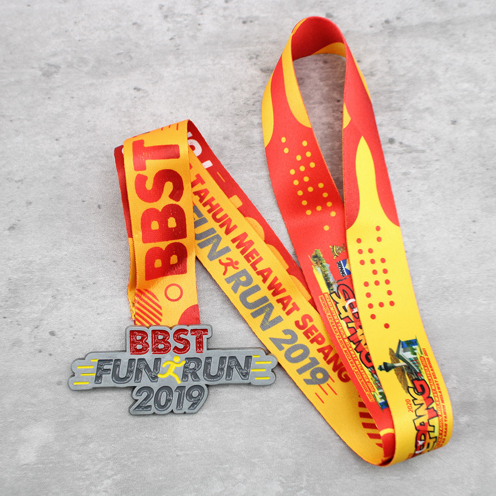 Custom Tahun Melawat Sepang Malaysia Fun Run Medals