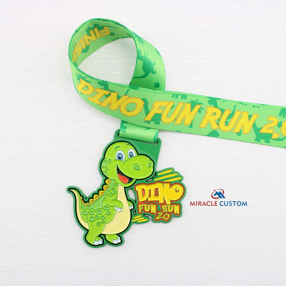 Custom Malaysia Dino Fun Run 2.0 Race Medals