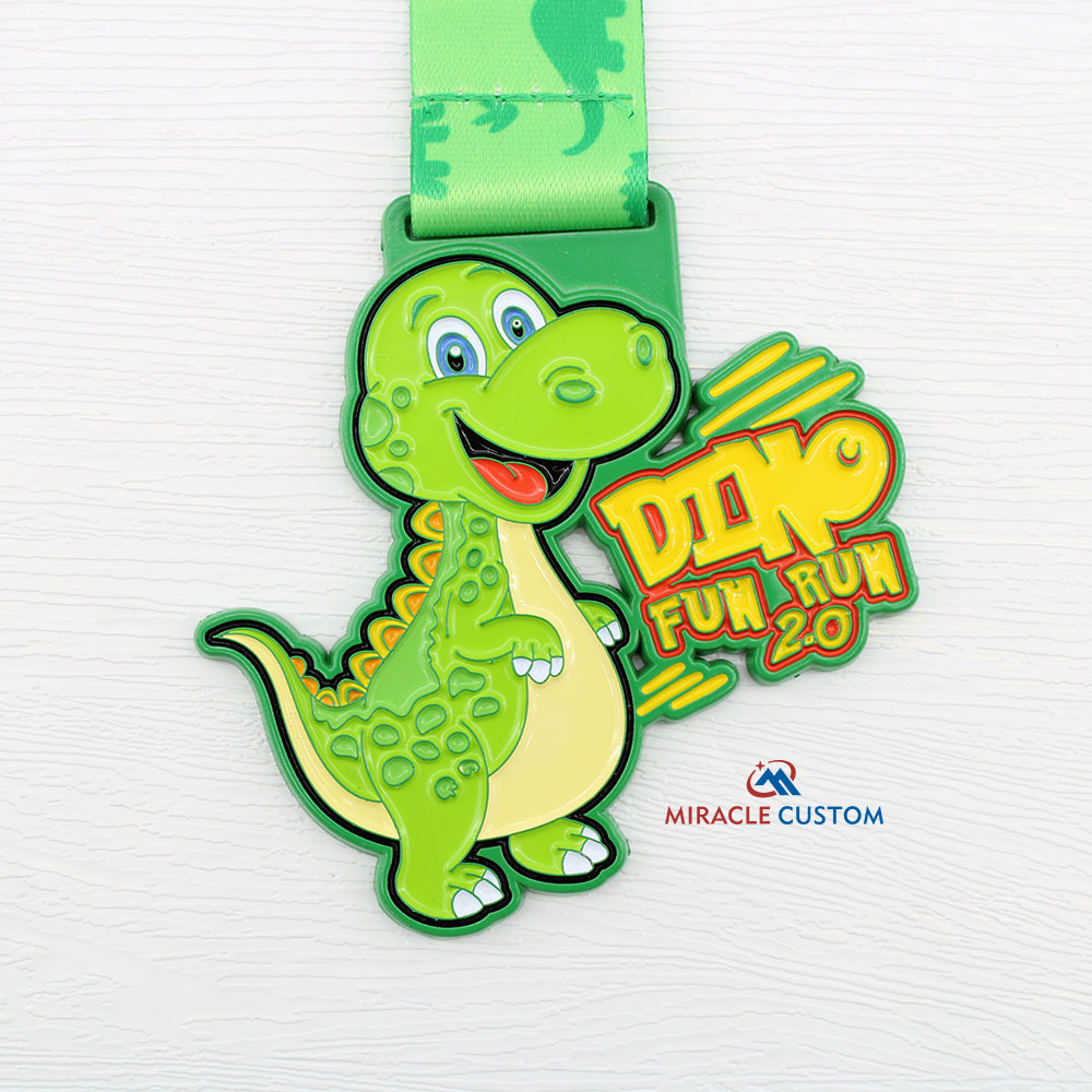 Custom Malaysia Dino Fun Run 2.0 Race Medals