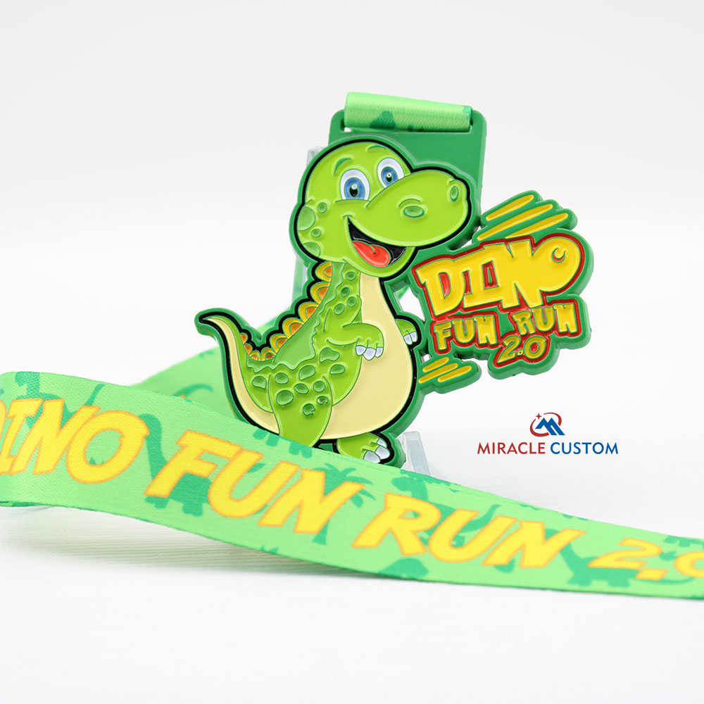 Custom Malaysia Dino Fun Run 2.0 Race Medals