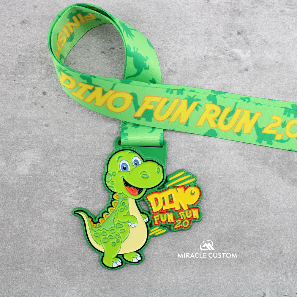 Custom Malaysia Dino Fun Run 2.0 Race Medals