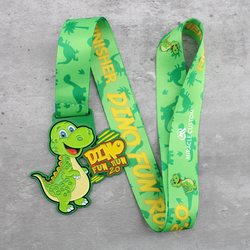 Custom Malaysia Dino Fun Run 2.0 Race Medals