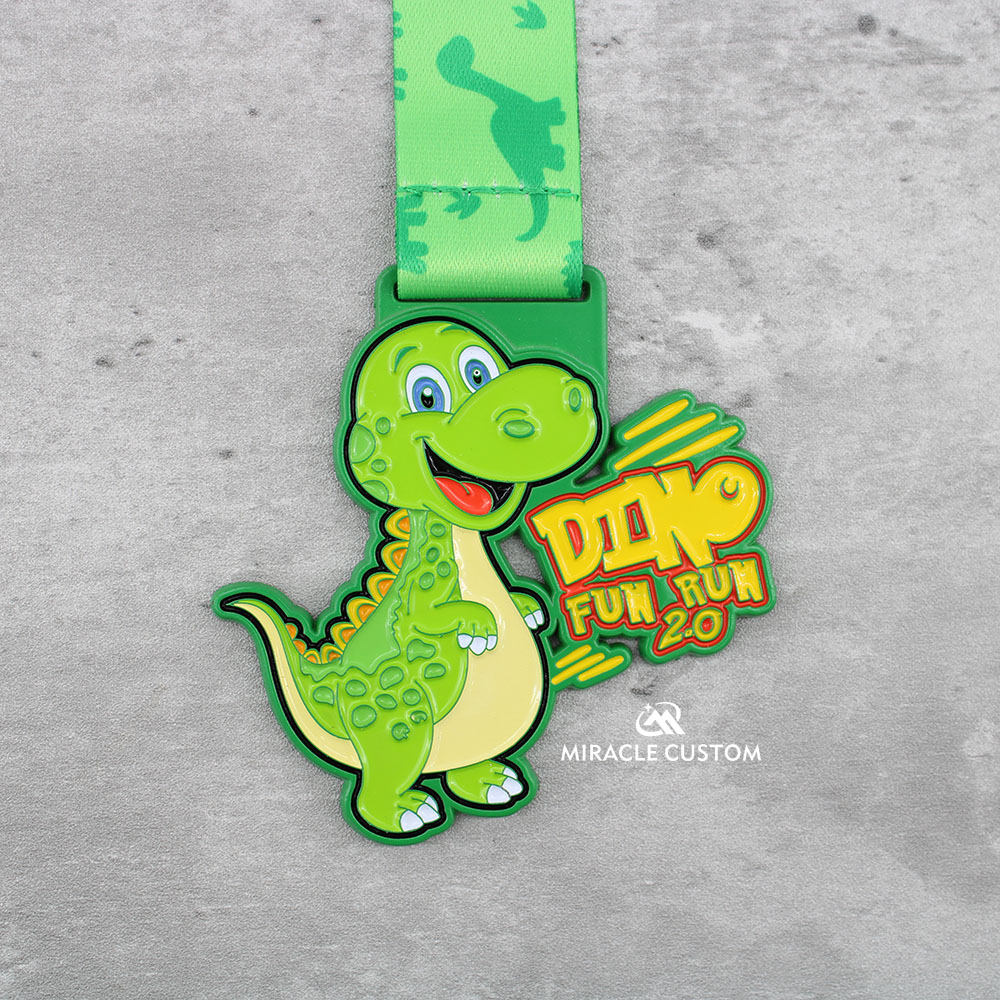 Custom Malaysia Dino Fun Run 2.0 Race Medals