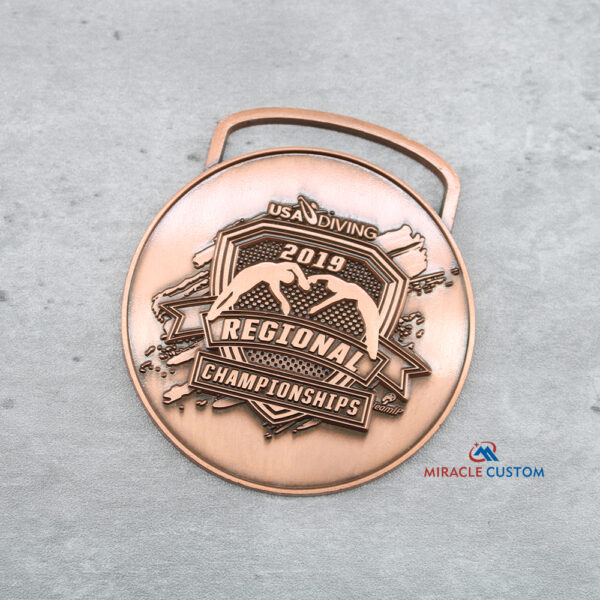 Custom 2019 USA Diving Region Championships Medals