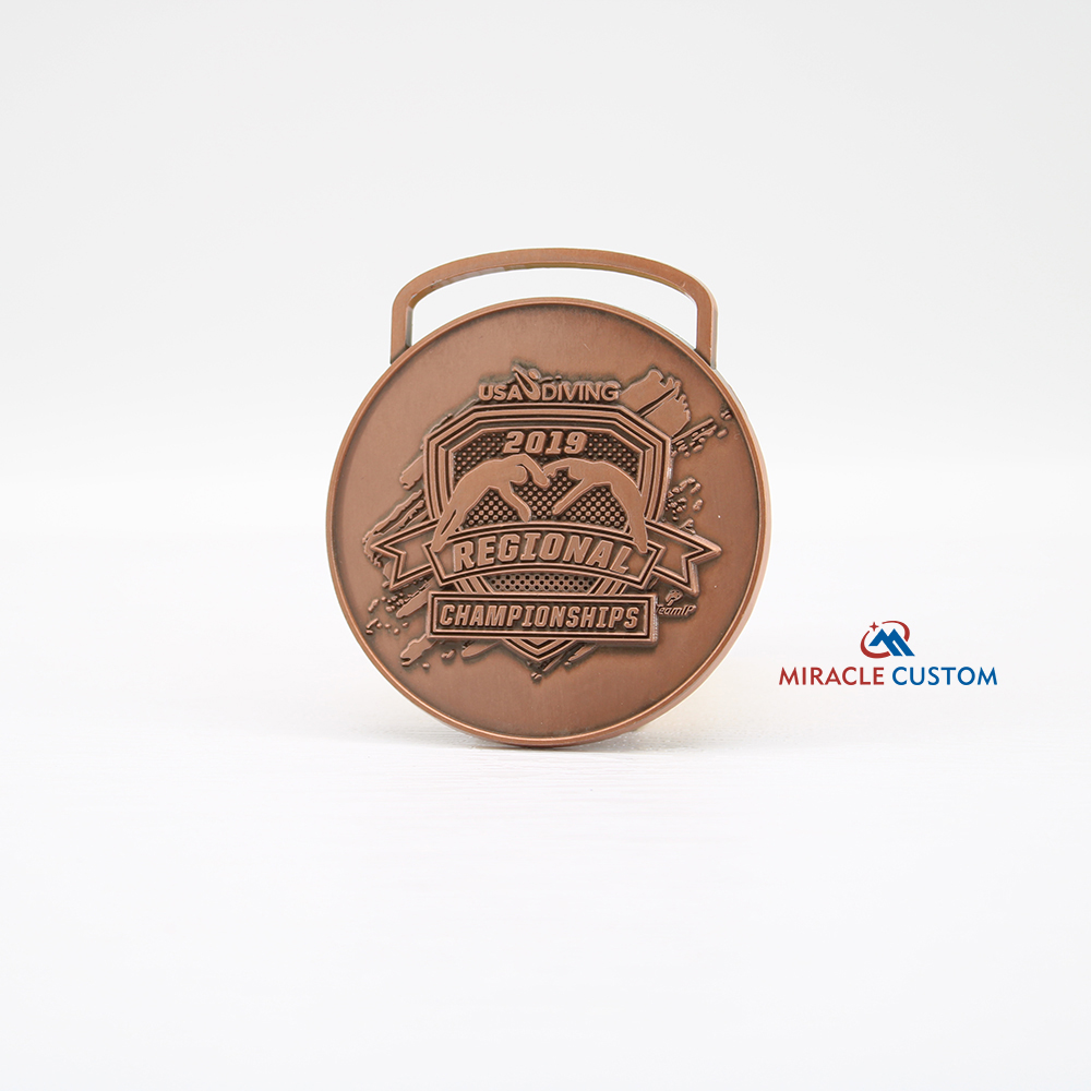 Custom 2019 USA Diving Region Championships Medals