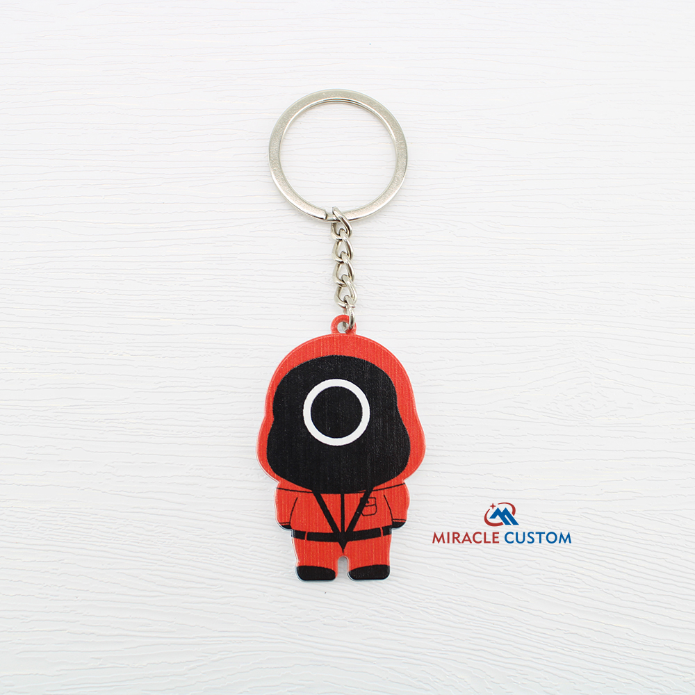 Wholesale Korean TV Squid Game Metal Keychain