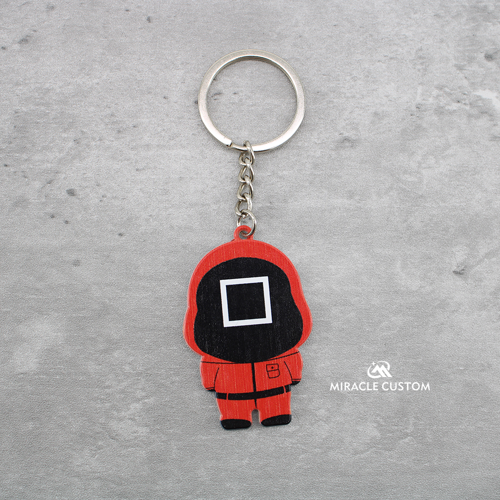 Wholesale Korean TV Squid Game Metal Keychain