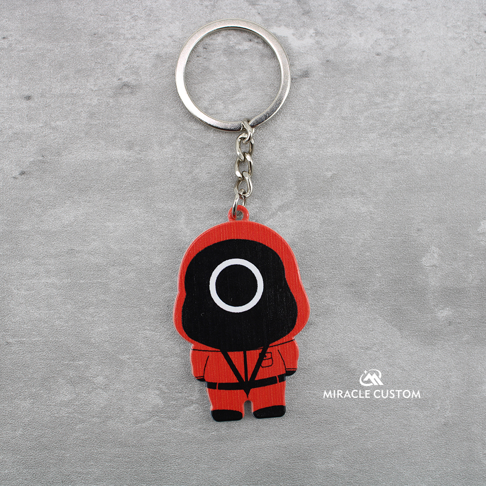 Wholesale Korean TV Squid Game Metal Keychain