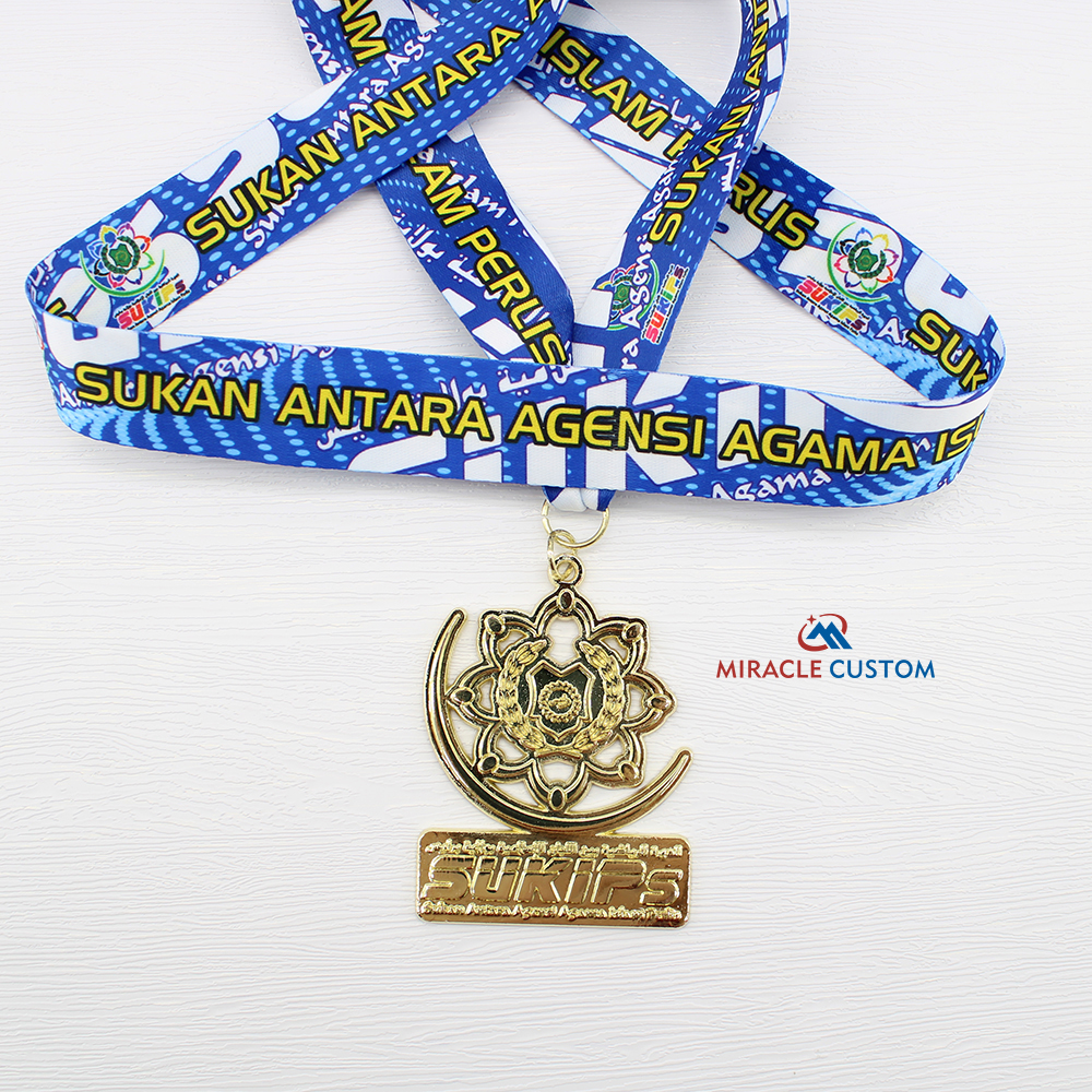 Custom SUKAN ANTARA AGENSI AGAMA ISLAM PERLIS SUKIPs Fun Run Medals