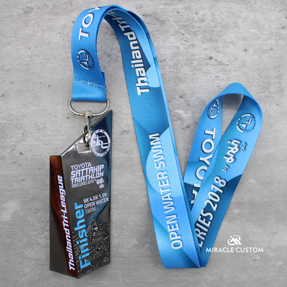 Custom Toyota Sattahip Triathlon Tour Series 2018 Medals