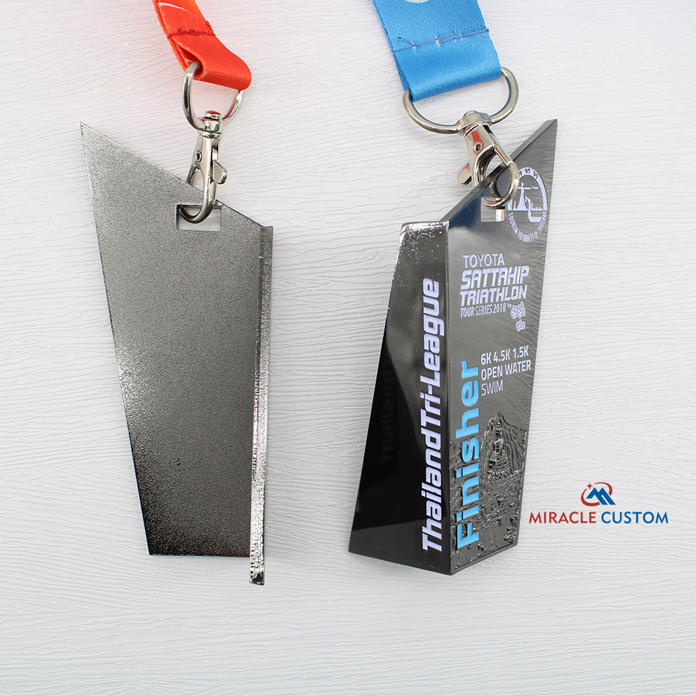 Custom Toyota Sattahip Triathlon Tour Series 2018 Medals