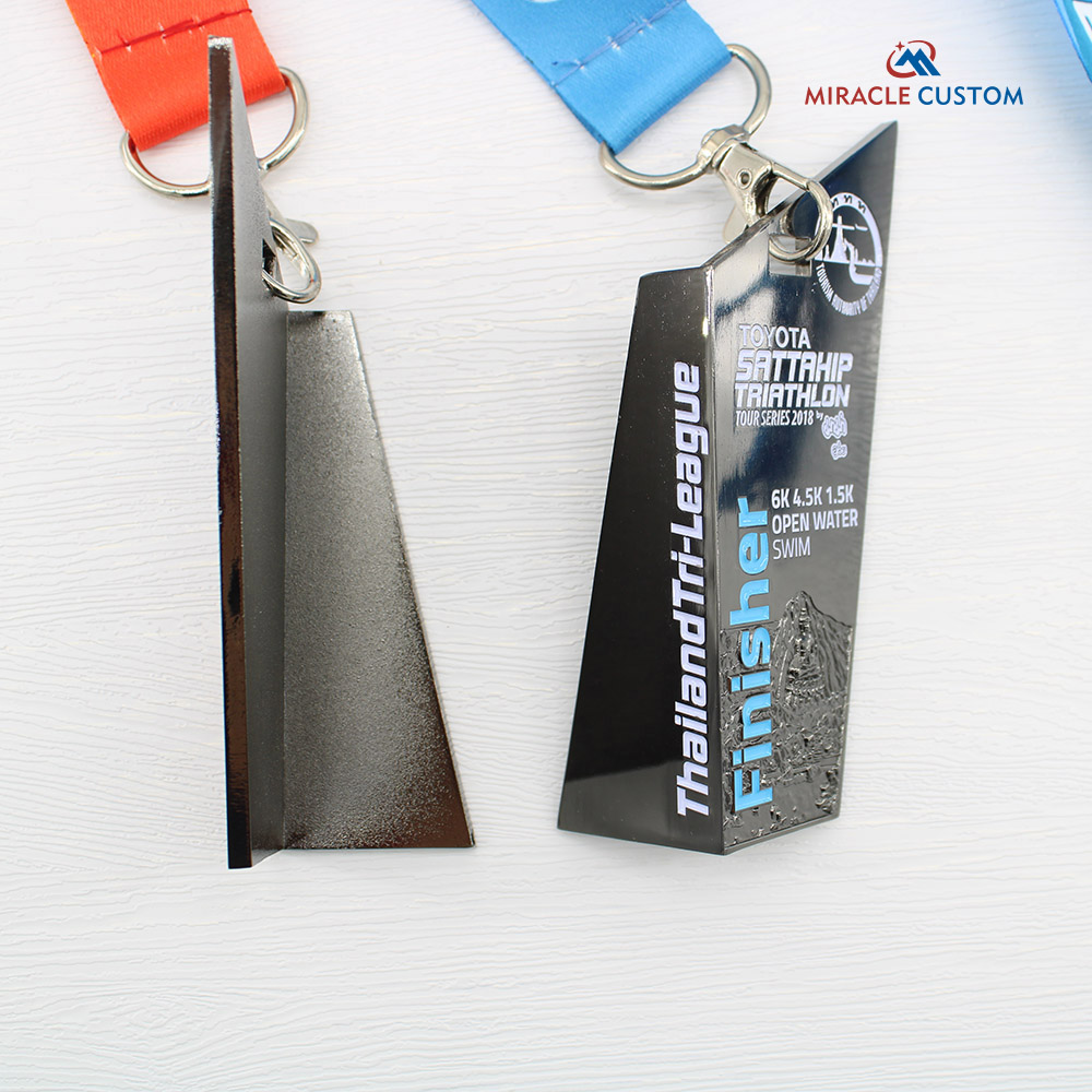 Custom Toyota Sattahip Triathlon Tour Series 2018 Medals