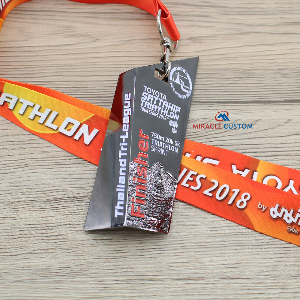 Custom Toyota Sattahip Triathlon Tour Series 2018 Medals