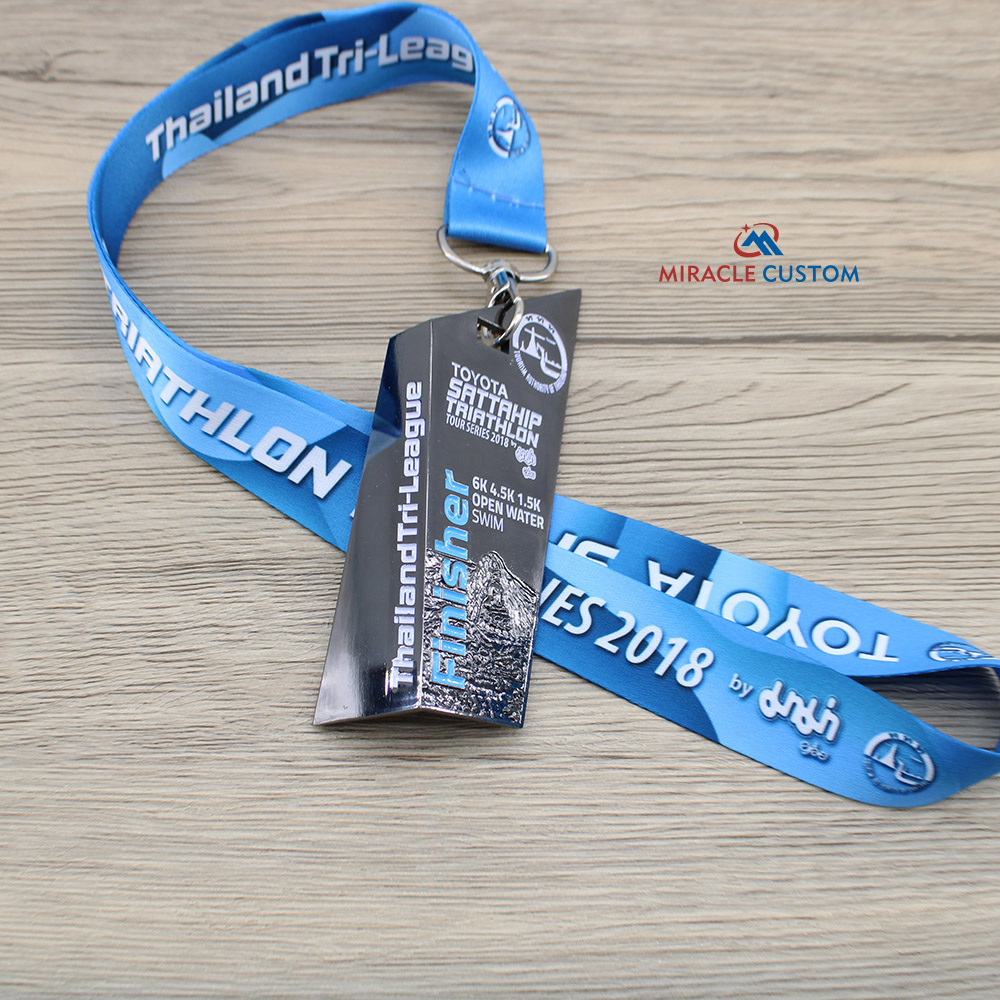 Custom Toyota Sattahip Triathlon Tour Series 2018 Medals