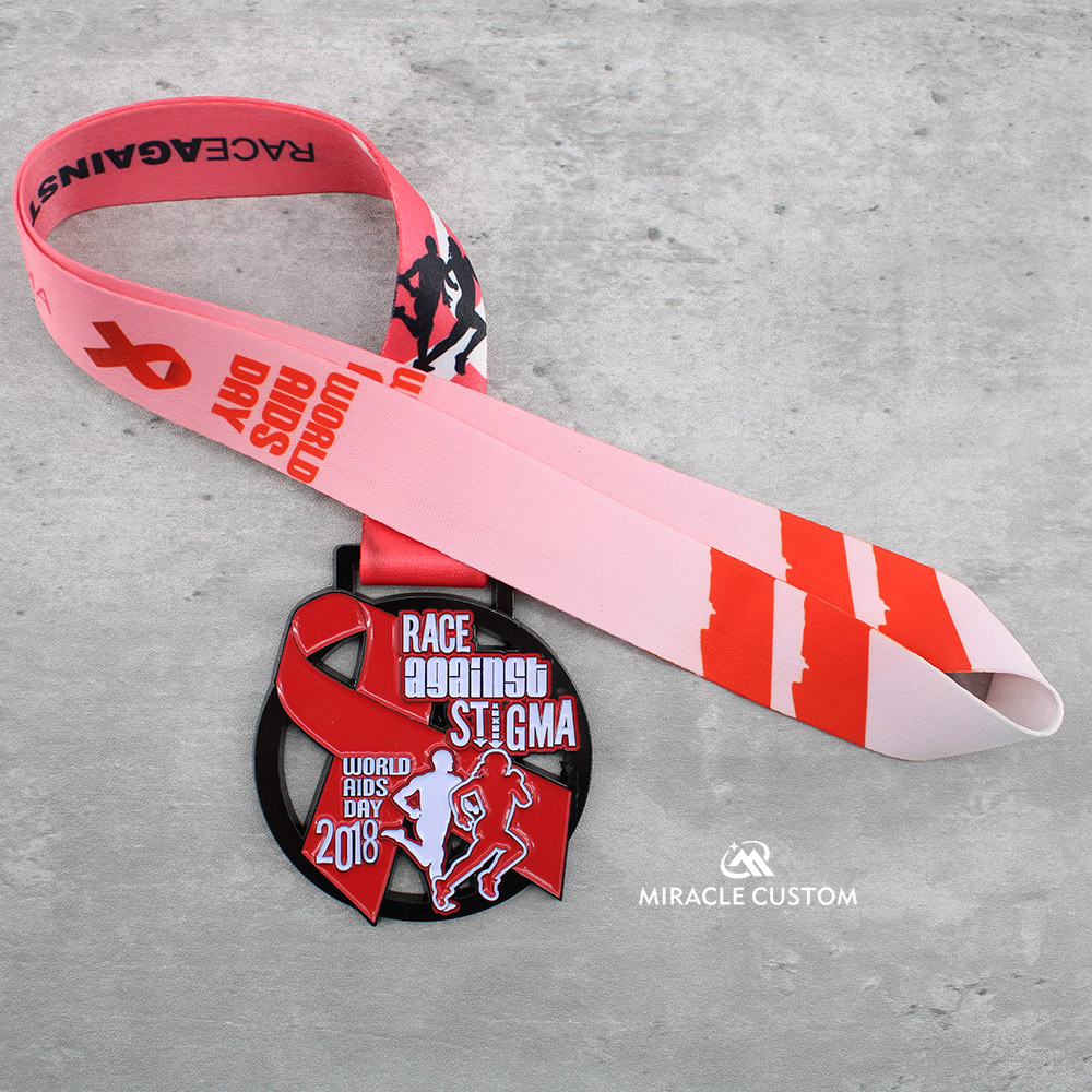 Custom Race Against Stigma 5K Run 2018 Medals