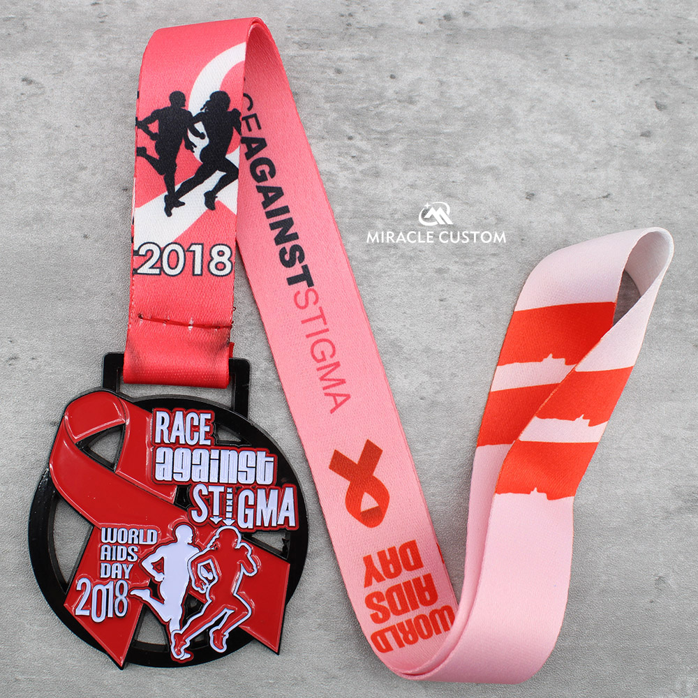 Custom Race Against Stigma 5K Run 2018 Medals