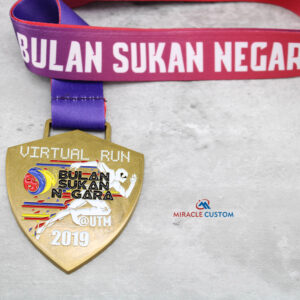 Custom Bulan Sukan Negara UTM 2019 Half Marathon Medals