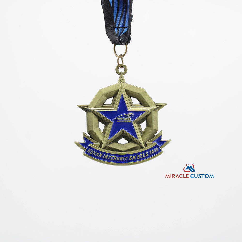 Custom Sukan Interunit Gmselg 2020 Fun Run Medals