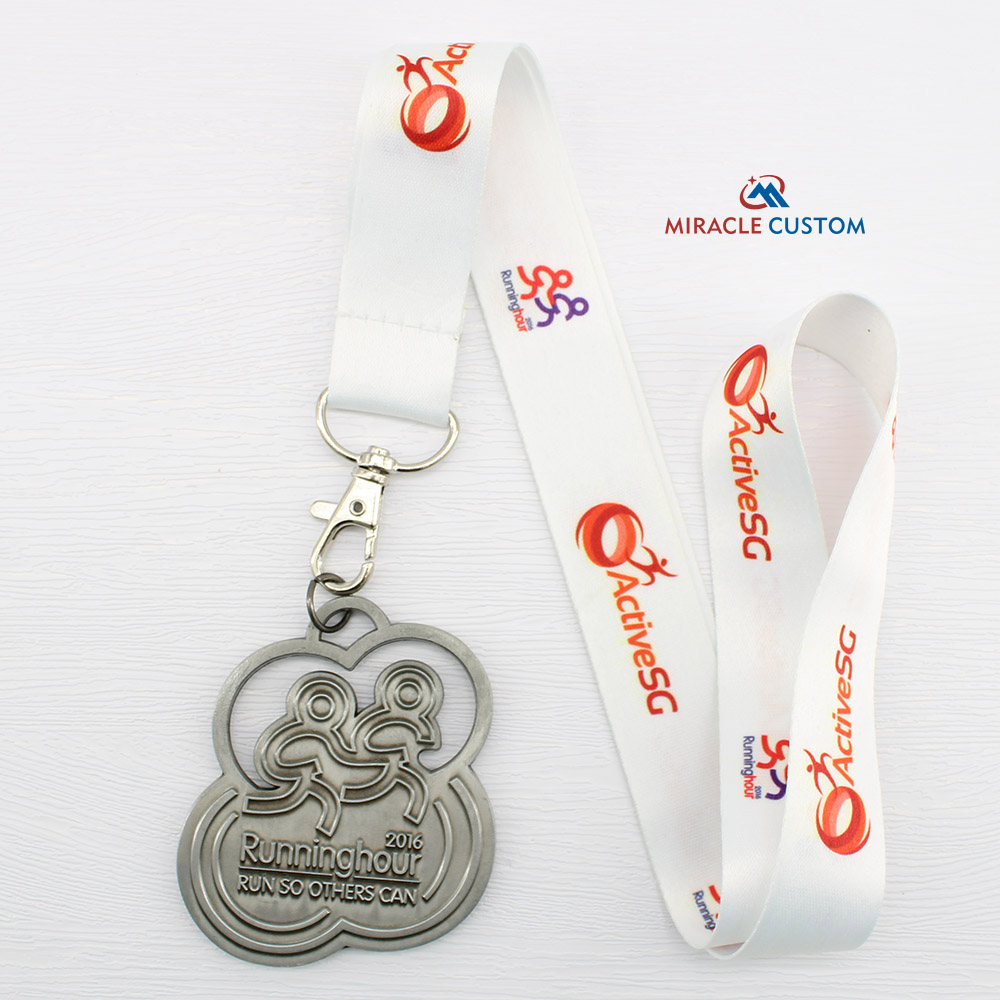 Custom Running hour 2016 Fun Run Medals