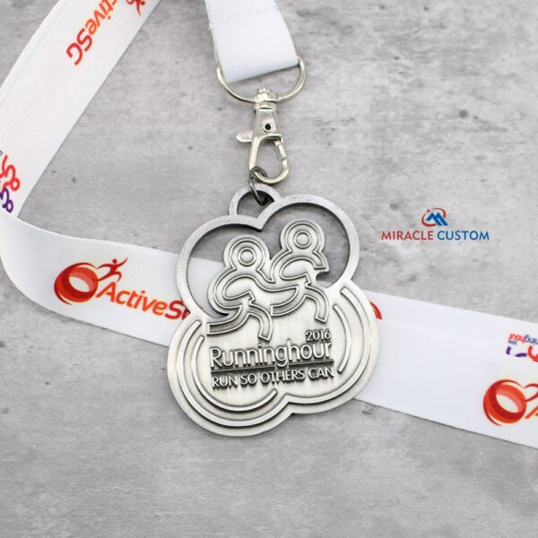 Custom Running hour 2016 Fun Run Medals