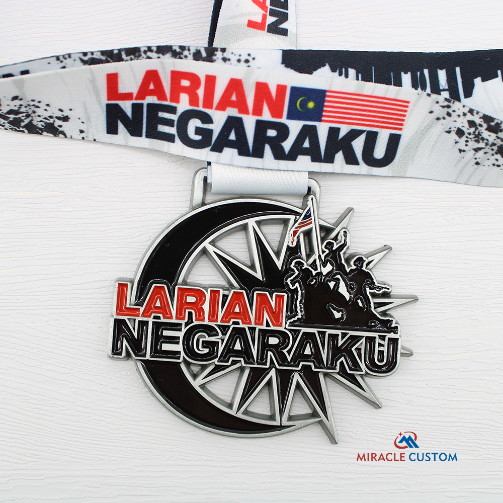 Custom Malaysia Larian Negaraku 2019 Fun Run Medals