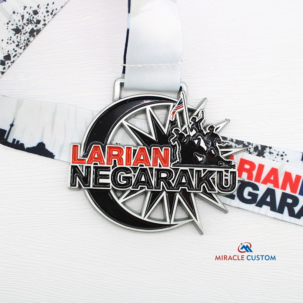 Custom Malaysia Larian Negaraku 2019 Fun Run Medals