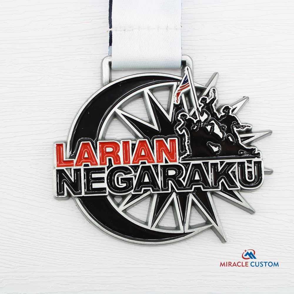 Custom Malaysia Larian Negaraku 2019 Fun Run Medals