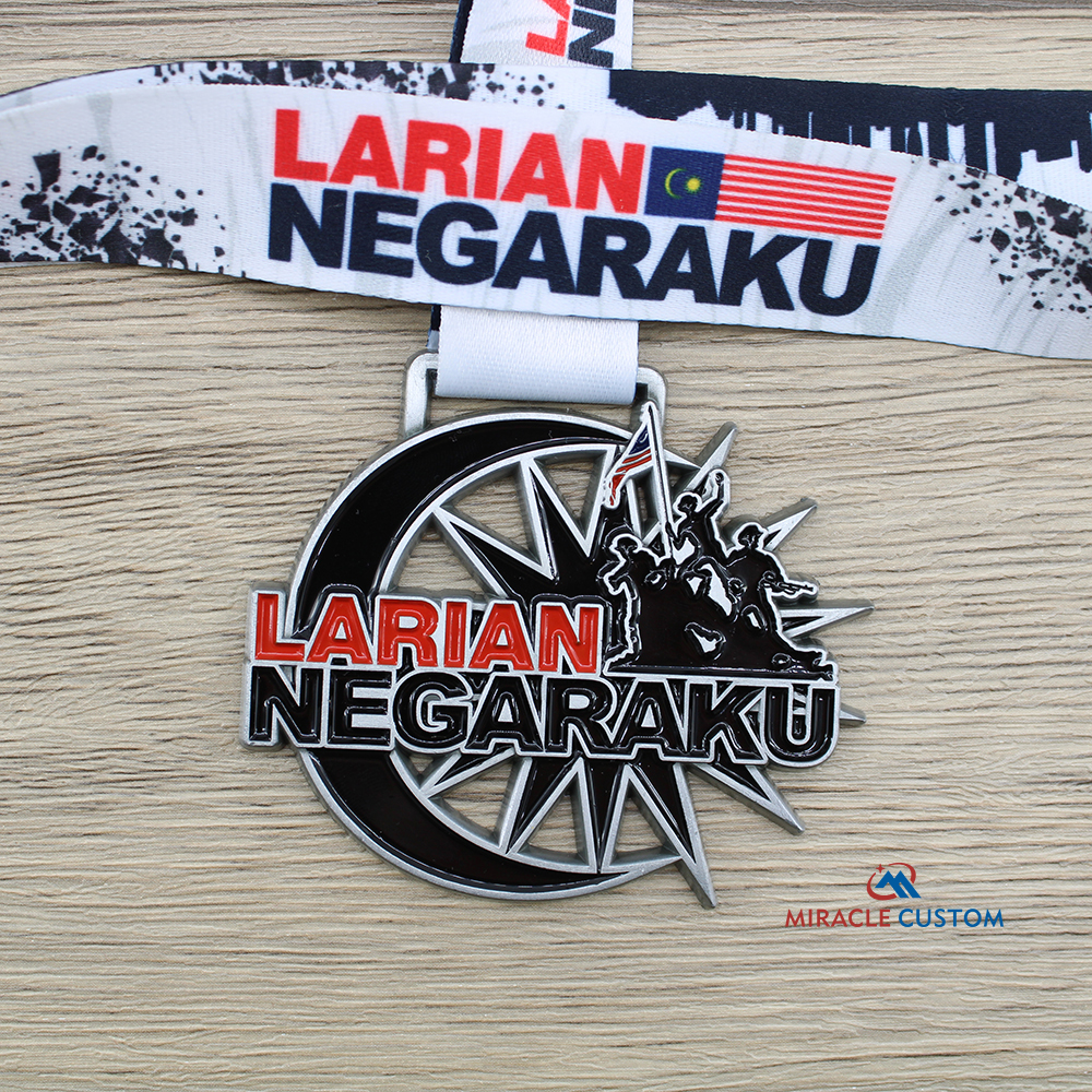 Custom Malaysia Larian Negaraku 2019 Fun Run Medals