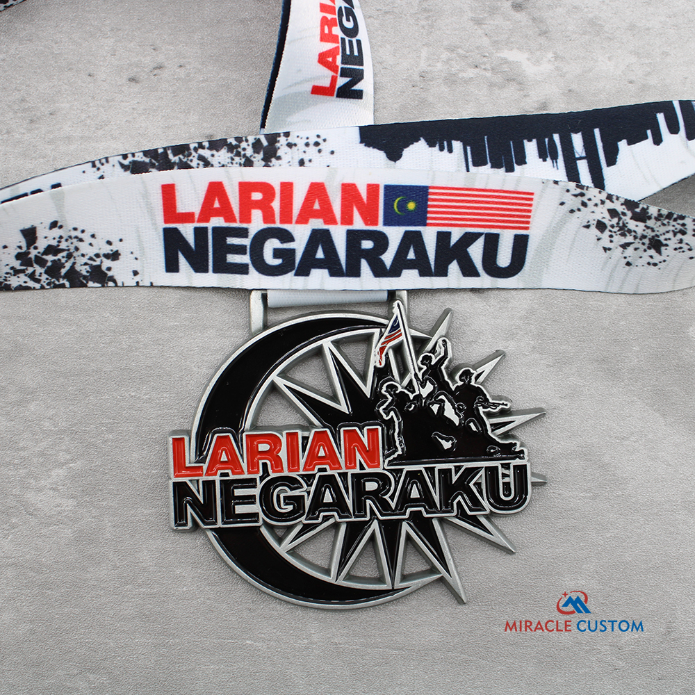 Custom Malaysia Larian Negaraku 2019 Fun Run Medals