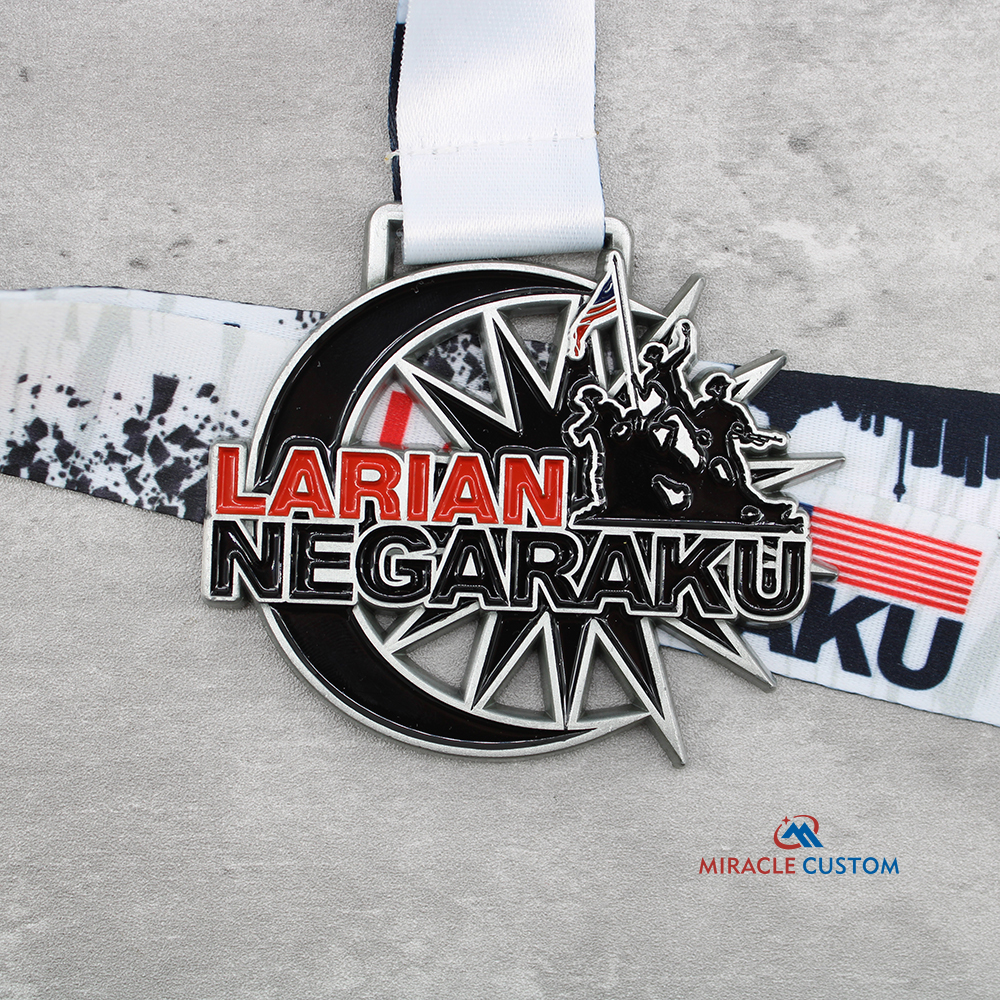 Custom Malaysia Larian Negaraku 2019 Fun Run Medals