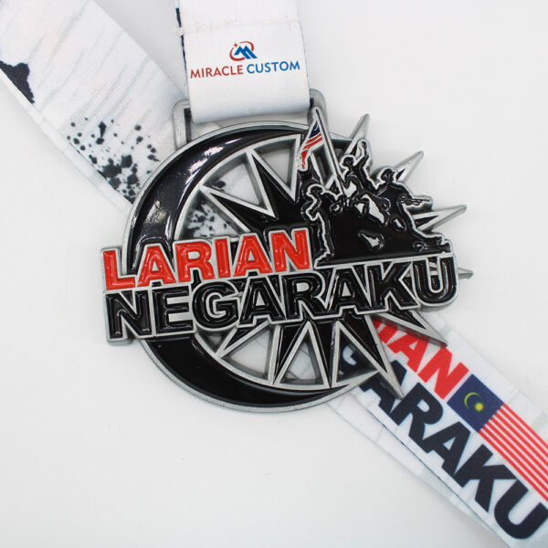 Custom Malaysia Larian Negaraku 2019 Fun Run Medals