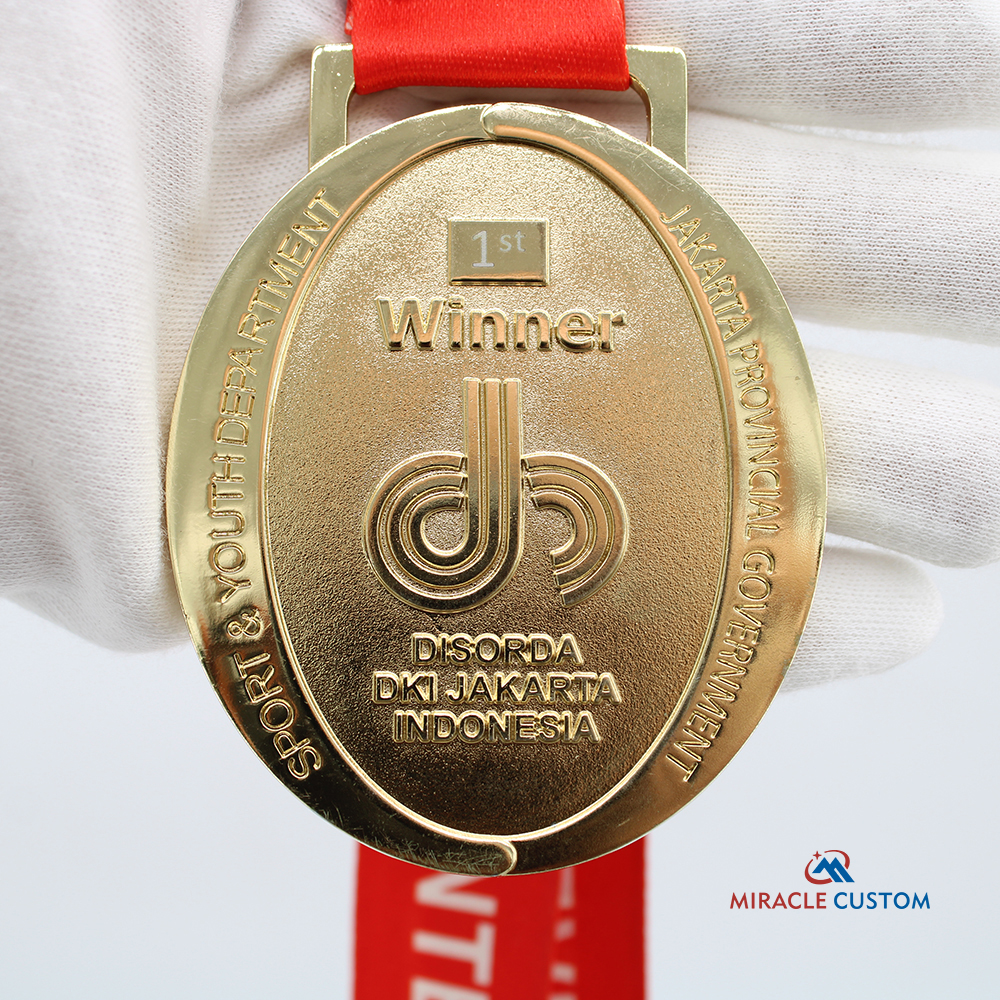 Custom Jakarta International 10K 2014 Road Race Running Medals