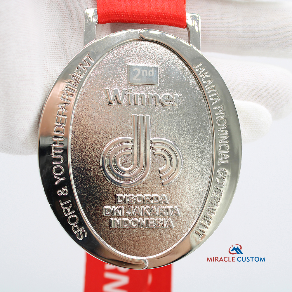 Custom Jakarta International 10K 2014 Road Race Running Medals