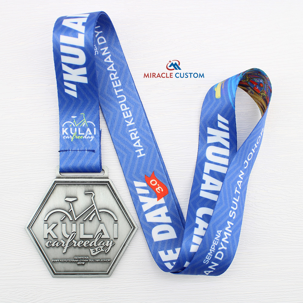 Custom Kulai Car Free Day 3.0 Fun Run Medals