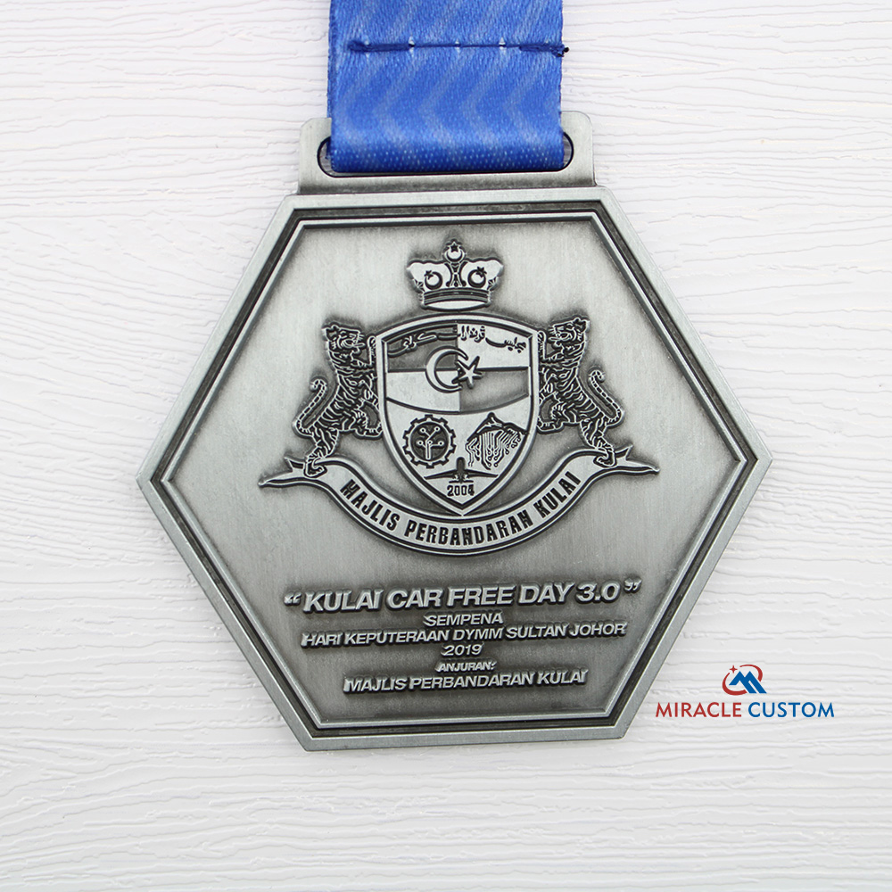 Custom Kulai Car Free Day 3.0 Fun Run Medals