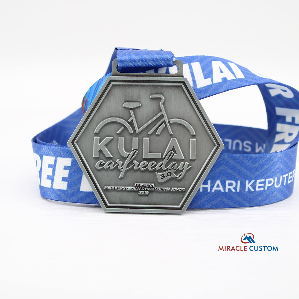 Custom Kulai Car Free Day 3.0 Fun Run Medals