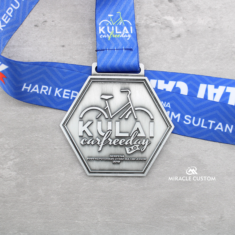 Custom Kulai Car Free Day 3.0 Fun Run Medals