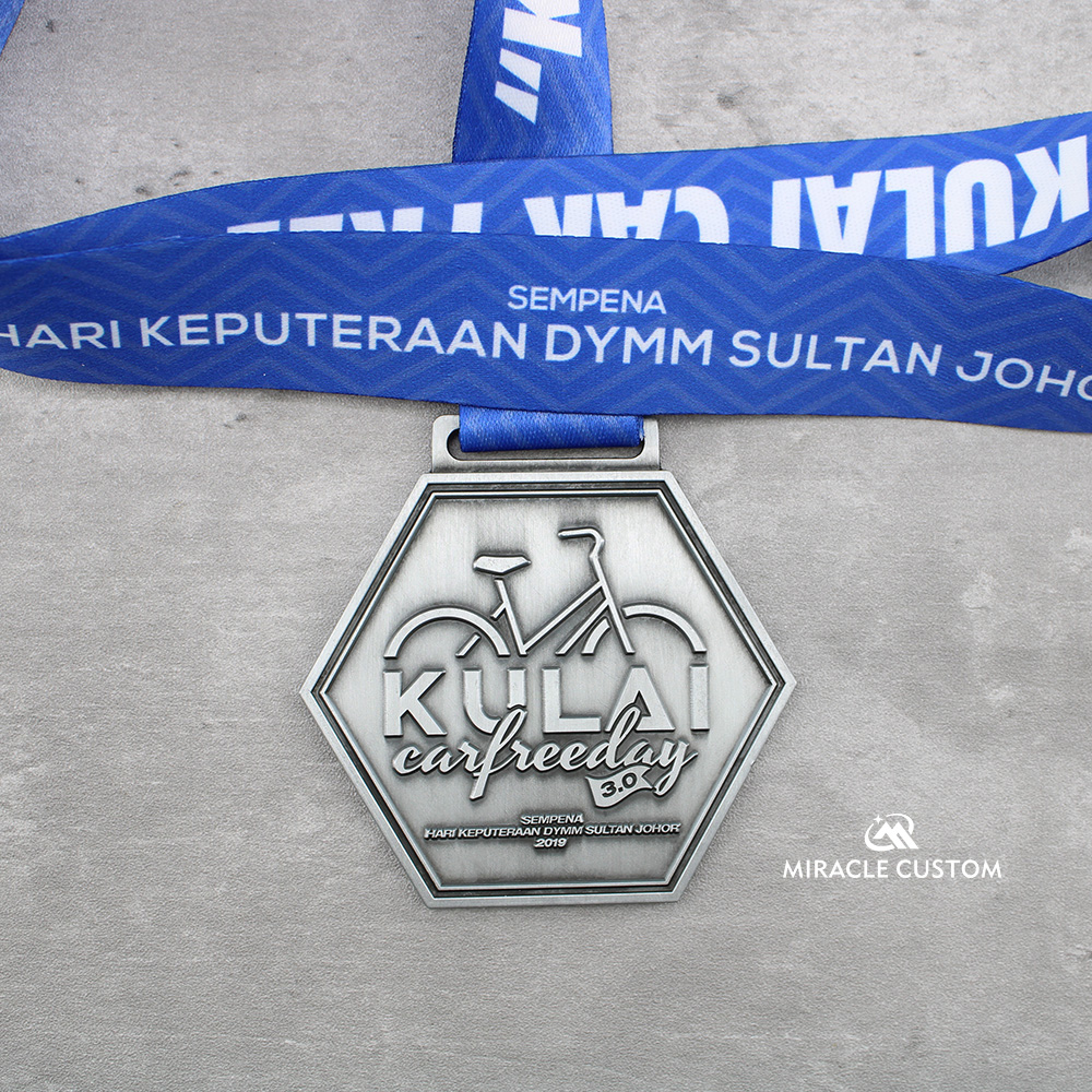 Custom Kulai Car Free Day 3.0 Fun Run Medals