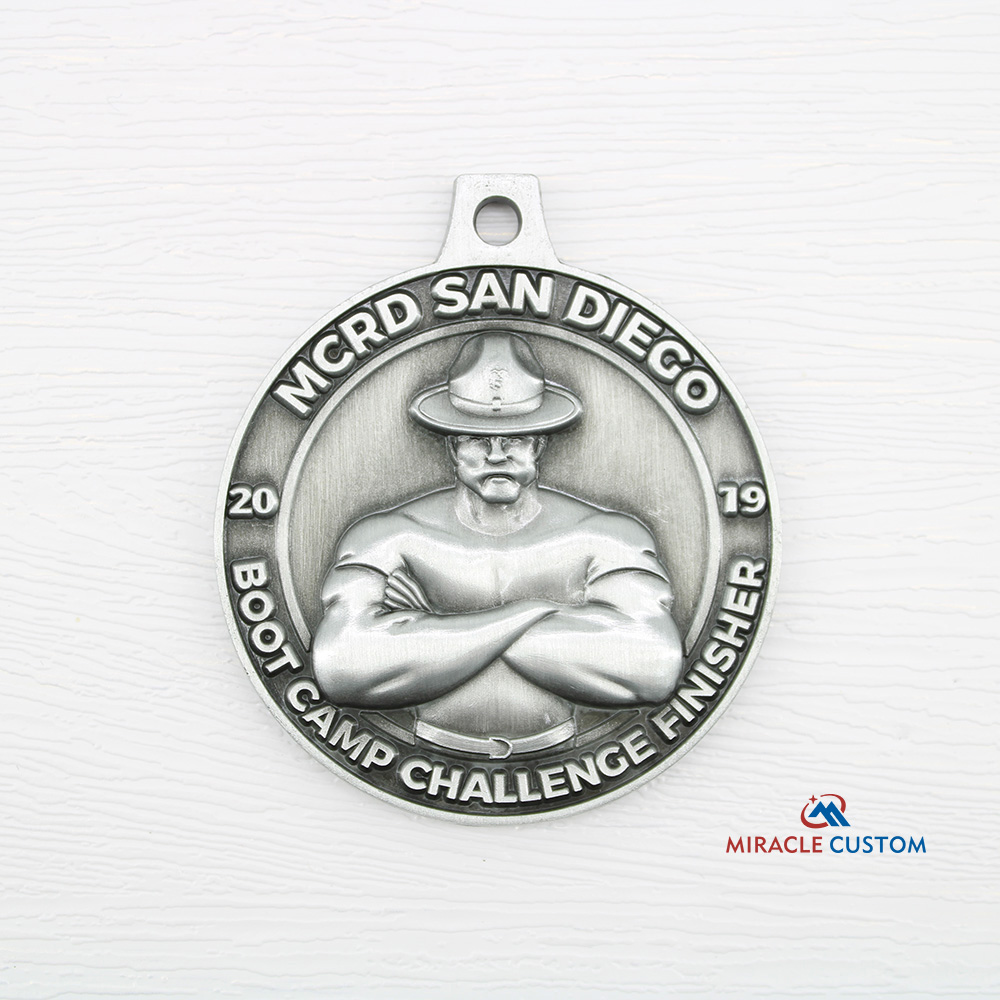 Custom MCRD San Diego Bootcamp Challenge Finisher Medals