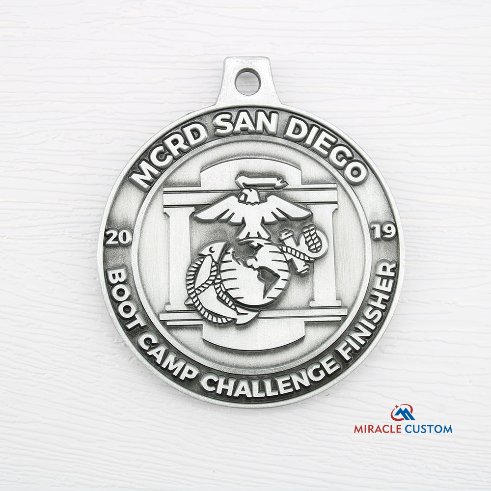 Custom MCRD San Diego Bootcamp Challenge Finisher Medals