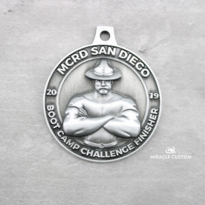 Custom MCRD San Diego Bootcamp Challenge Finisher Medals