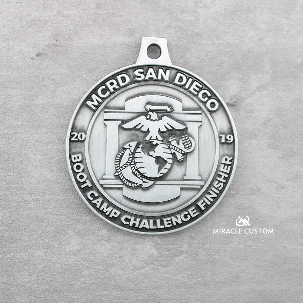 Custom MCRD San Diego Bootcamp Challenge Finisher Medals