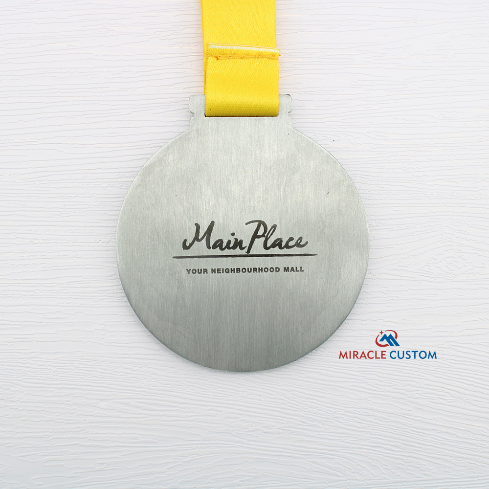 Custom Main Place Mall Ready Set Walk 2019 Fun Run Medals