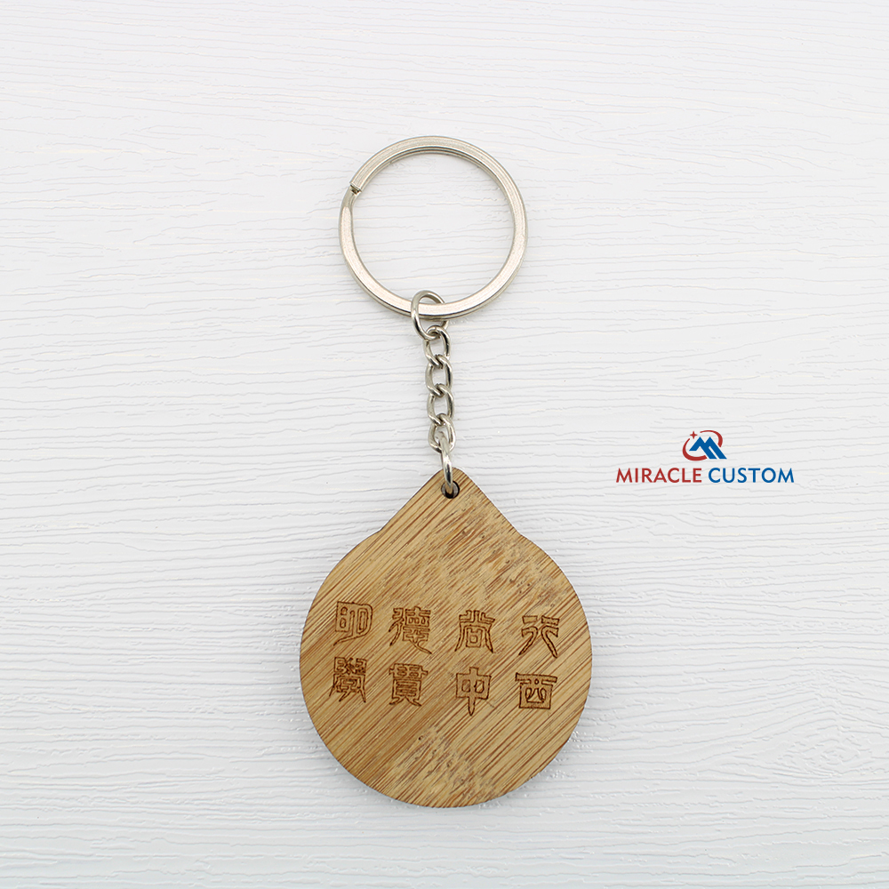 custom wooden keychains