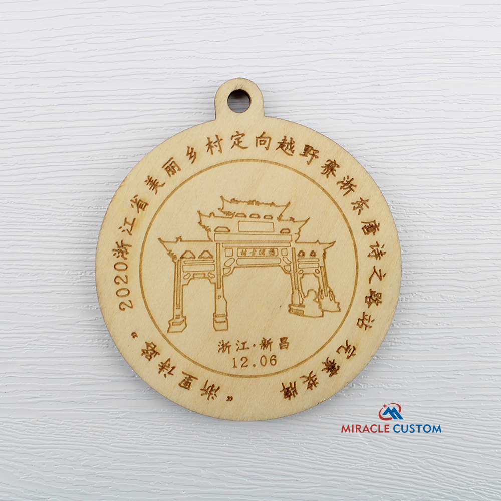 custom wooden sports medals