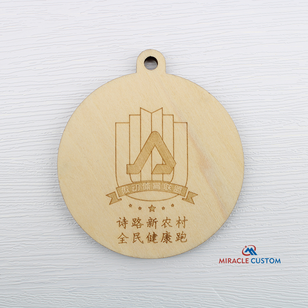 custom wooden sports medals