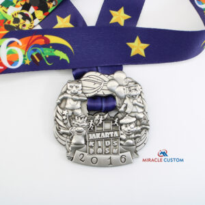 Custom Jakarta kids Dash 2016 Carnival Fun Run Medals