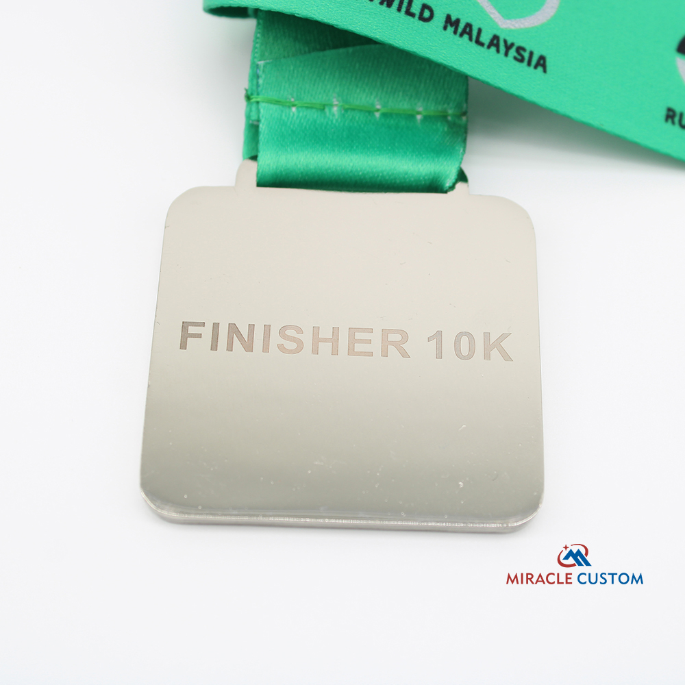 Custom Run Wild Malaysia Finisher 10KM Medals